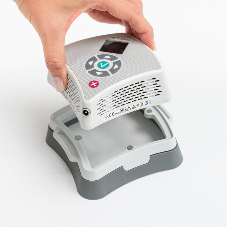 UV Tactus phototherapy device+APP